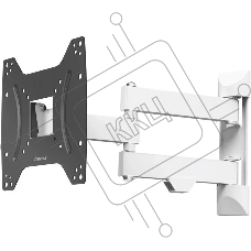 Кронштейн для телевизора Hama Fullmotion черный/белый 19