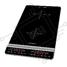 Плитка электрическая индукционного типа с двумя конфорками ENDEVER Skyline IP-67, черный, мощность 1800 Вт+1300 Вт, диаметр посуды 12-26 см, 2 шт/уп