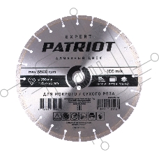 Диск PATRIOT EXPERT алмазный сегментный 350х25,4/20 Универсальный