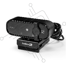 Веб-камера ExeGate BlackView C720 Full HD AF (2Мп, 1920х1080, 1080P, 30fps, автоматический фокус, защитная шторка, 4-линзовый объектив, микрофон с шумоподавлением, универсальное крепление, отверстие под штатив, USB, кабель 1,5 м, Windows 7/8/10/11, Mac OS