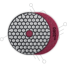 Круг ЗУБР 100мм №2000 алмазный гибкий шлифовальный круг (Черепашка) для сухого шлифования