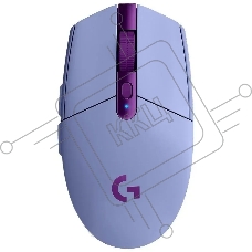 Мышь беспроводная Logitech G304 Lightspeed фиолетовый, 12000 dpi, радиоканал, USB, кнопки - 6
