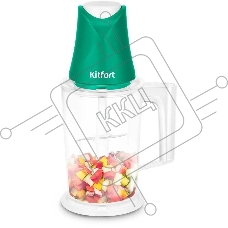 Измельчитель электрический Kitfort КТ-3514 1.5л. 500Вт зеленый/белый