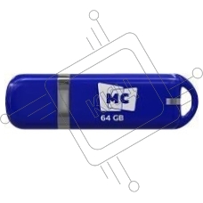 Флешка USB MORE CHOICE МФБ64 Blue (4620202558749), 64GB, USB 2.0, R/W 15/6, синий
