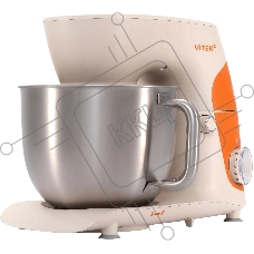 Миксер Vitek VT-PM0331 кремовый, стационарный, 1800 Вт, 5.5 л, 10 скоростей
