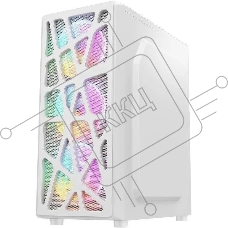 Компьютерный корпус Aerocool / Formula Mana белый без БП ATX 3x120mm 1xUSB2.0 1xUSB3.0 audio bott PSU