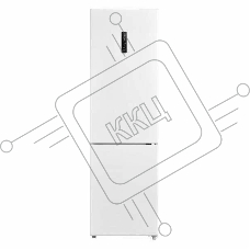 Холодильник General Electronics GE-ID401w белый двухкамерный 256/104л морозилка снизу, No Frost