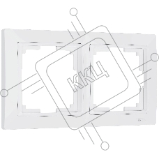 Рамка на 2 поста WERKEL (белый, basic) W0022001