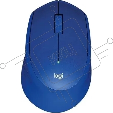 Мышь беспроводная Logitech M331 Silent Plus синий, 1000 dpi, радиоканал, USB, кнопки - 3