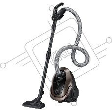 Пылесос Samsung VC20M2589JD/EV золотой/черный, 460/2000 Вт, уборка сухая, пылесборник мешок, 2,5 л