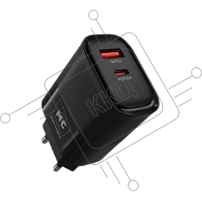 Зарядное устройство MORE CHOICE (4620202555601) NC82a 1USB+1Type-C 3.0A PD 35W+QC3.0 для Type-C Type-C черный Зарядное устройство MORE CHOICE (4620202555601) NC82a 1USB+1Type-C 3.0A PD 35W+QC3.0 для Type-C Type-C черный
