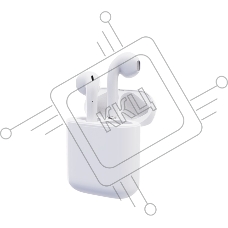 Наушники TWS Maxvi MHF-104BT white