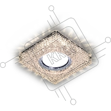 Встраиваемый точечный светильник S272 CL/WW хром/прозрачный MR16+3W(LED WARM)
