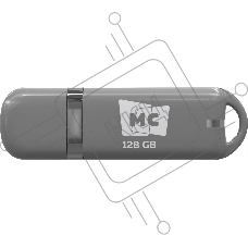 Флешка USB MORE CHOICE МФБ128 Grey (4620202558794), 128GB, USB 2.0, R/W 15/8, серый