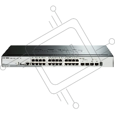 Коммутатор D-Link DGS-1510-28P/A1A, 24×1 Гбит/с + 2×1 Гбит/с SFP + 2×10 Гбит/с SFP+, управляемый