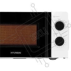 Микроволновая печь Hyundai HYM-M2047 белый, 20 л, 700 Вт, переключатели - поворотный механизм