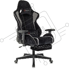 Кресло игровое Zombie Drift/F черный/серый, крестов. пластик, подст. для ног Кресло игровое Zombie Drift/F черный/серый, крестов. пластик, подст. для ног