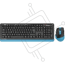 Клавиатура + мышь A4Tech Fstyler FG1035 клав:черный/синий мышь:черный/синий USB беспроводная Multimedia (FG1035 NAVY BLUE)