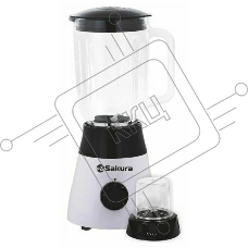 Блендер стационарный Sakura SA-6256W 600Вт 1.5л стекл 2скор мельн