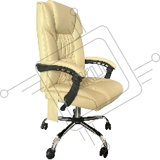 Кресло компьютерное с вибромассажем Cactus CS-CHR-OC04M-WT слоновая кость, эко.кожа, с подголовником Кресло компьютерное с вибромассажем Cactus CS-CHR-OC04M-WT слоновая кость, эко.кожа, с подголовником