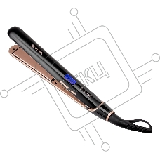Выпрямитель Vitek Crystal VT-8410 45Вт черный макс.темп.:230С покрытие:керамико-турмалиновое
