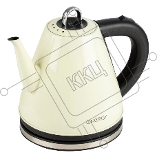 Чайник электрический Energy E-263 1,2л, нержавейка, бежевый (12)