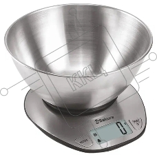 Весы кухонные Sakura SA-6064 5кг элек нерж