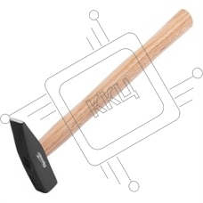 Молоток слесарный Sparta 102065 300 г, квадратный боек, деревянная рукоятка