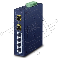 Коммутатор PLANET IGS-620TF, 4×1 Гбит/с + 2×2.5 Гбит/с SFP, неуправляемый