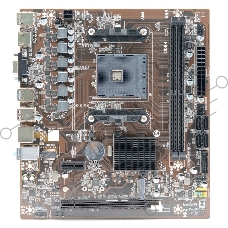 Материнская плата AFOX B450D4-MA-V4, AM4, AMD B450, 2xDDR4, 4xSATA, 1xM.2, 1xPCIe 3.0 x16, 2xPCIe x1, 1xHDMI, 1xVGA, 1x 1Gb LAN, 2xUSB-A 2.0, 4xUSB-A 3.0, 3x3.5 мм, 5.1, microATX