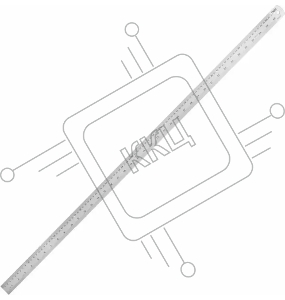 Линейка стальная Deli DL8100Y 1000мм Нержавеющая сталь