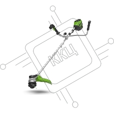 Триммер аккумуляторный Greenworks GD60BCB, 60V, 40 см, бесщеточный с велосипедной ручкой, без АКБ и ЗУ (2108407)