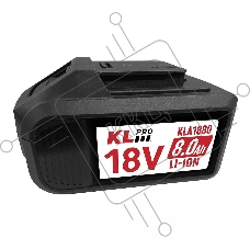 Профессиональная аккумуляторная батарея KLPRO KLA1880 (18В, Li-ion, 8.0А·ч)