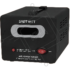 Напольный стабилизатор напряжения SMARTWATT AVR TOWER 2000RF (140W - 260W, 2000VA, 2 кВт, 50-60 Гц, розеток - 2, LED-дис