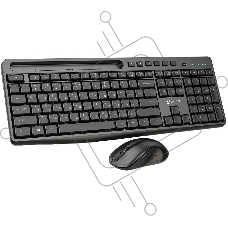 Клавиатура + мышь Оклик S275W клав:черный мышь:черный USB беспроводная slim Multimedia (1993113)