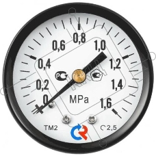 Манометр общетехнический осевой ТМ-310Т.00 0...0,6 МРа 1/4' 150С кл.2.5