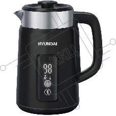Чайник электрический Hyundai HYK-S3505 1.5 л, 2200 Вт, черный