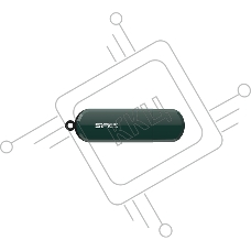 Флешка USB 64 Gb Silicon Power Lux Mini 320, USB 2.0, Green
