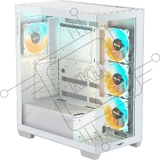 Компьютерный корпус Gigabyte GB-C500PI ST белый без БП ATX 3x120mm 6x140mm 2xUSB3.0 1xUSB3.1 audio bott PSU