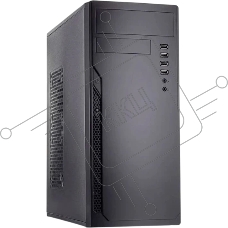 Компьютерный корпус без блока питания Foxline FL-301, ATX, 4xUSB 2.0, HDA, w/o FAN, w/o PSU, no PowerCord, w/DVD-RW installed