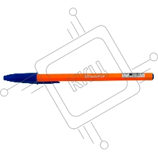 Ручка шариков. Silwerhof Orange d=0.7мм син. черн. одноразовая ручка линия 0.5мм шестигр.