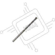 Сверло EDGE by PATRIOT по бетону 5*85 мм, 1 шт в блистере