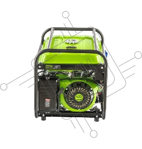 Генератор бензиновый БС-6500Э, 5,5 кВт, 230В, 4-х такт., 25 л, электростартер// Сибртех