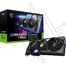 Видеокарта MSI RTX 5070 GAMING TRIO OC 12Gb GDDR7 192bit 3xDP HDMI 3FAN RTL Видеокарта MSI RTX 5070 GAMING TRIO OC 12Gb GDDR7 192bit 3xDP HDMI 3FAN RTL
