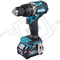 Дрель-шуруповерт Makita HP002GD201, 40 В, 2,5 Ач, 64 Нм, бесщеточный, ударный