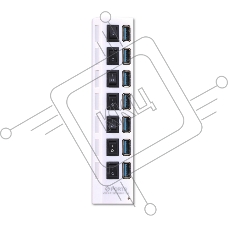 USB-хаб SMARTBUY (SBHA-7307-W) USB 3.0 хаб + выкл., 7 портов, белый