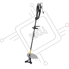 Триммер электрический Huter GET-LS45, от сети, 1500 Вт