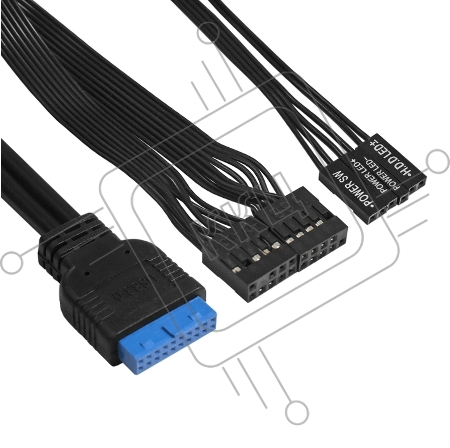 Корпус Desktop ExeGate MI-641-01-TPS300 (mini-ITX/mATX, БП TPS300 с вент. 8см, 2*USB+2*USB3.0, HD аудио, черный)