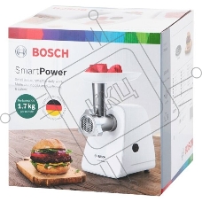 Мясорубка Bosch Smart Power MFW2500W 1500Вт белый