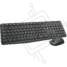 Комплект беспроводной клавиатура+мышь Logitech  MK235 Серый  (920-007949) РФ